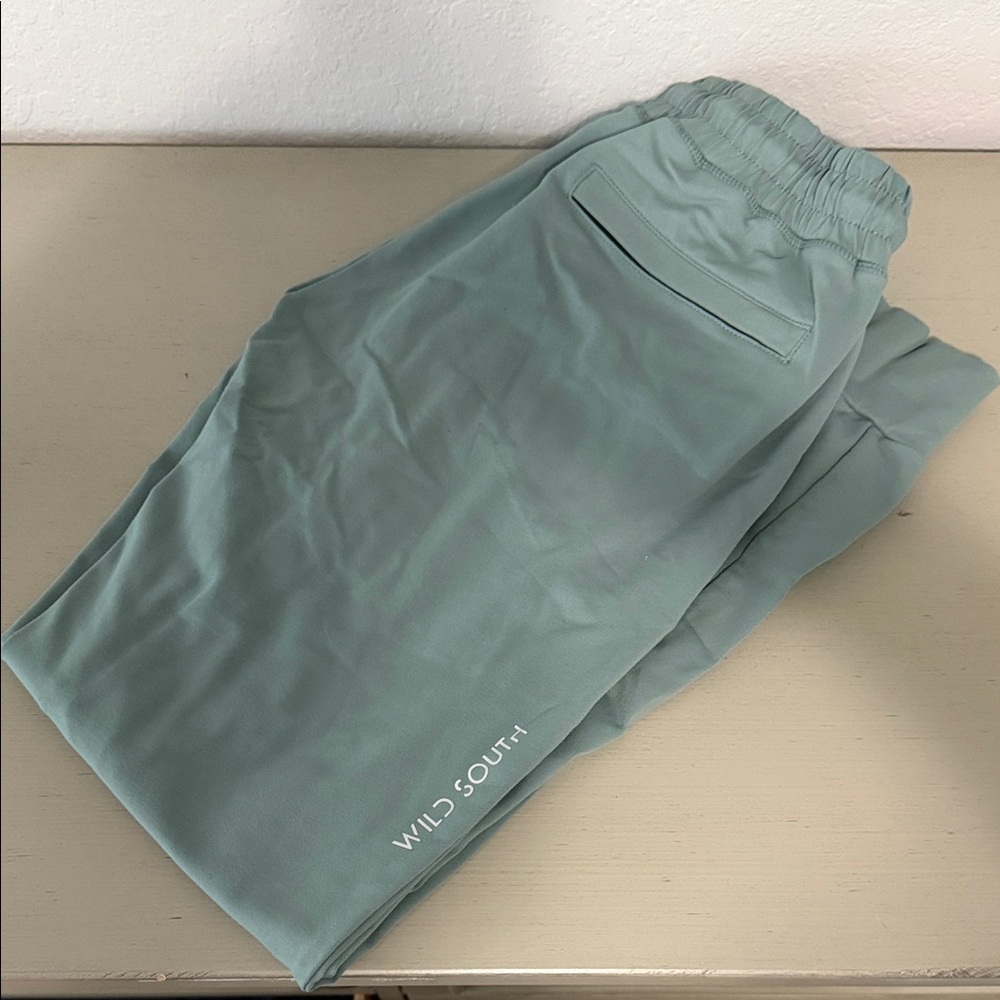 Women's Sage Green Track Joggers
